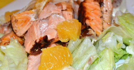сьомга с портокали и шафран