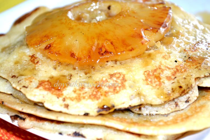 палачинки с ананас